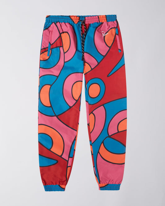 serpent pattern track pants