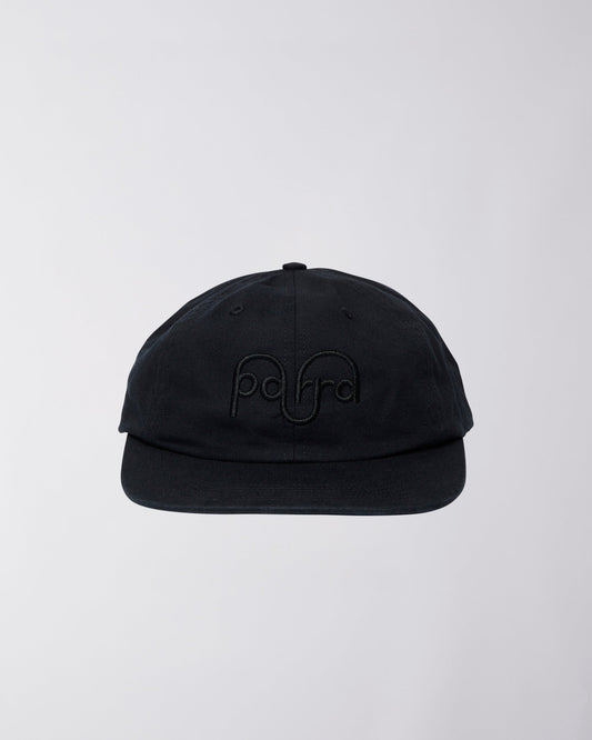 weird logo 6 panel hat