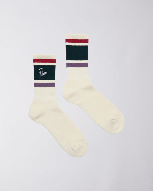 striper logo crew socks