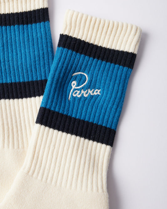 Script logo crew socks