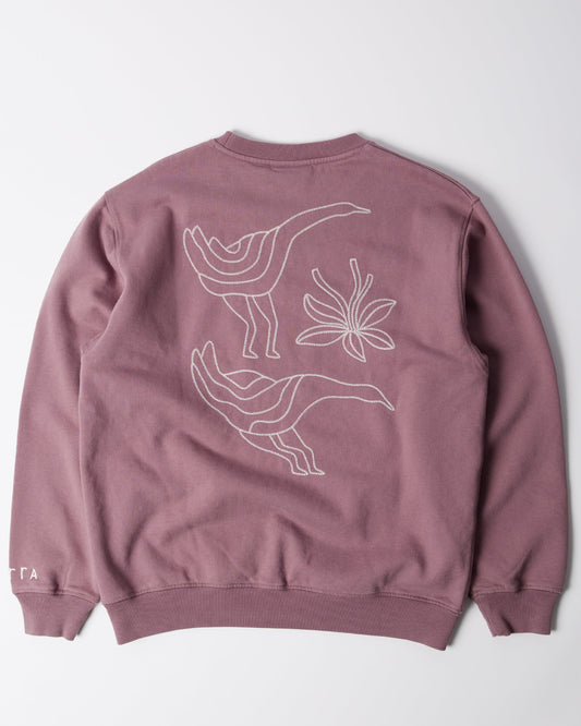 Duck attack crew neck sweatshirt