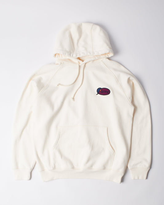 Circled script logo hooded sweatshirt