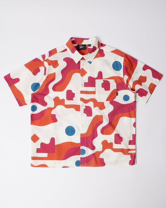 Abstract mountain short sleeve shirt