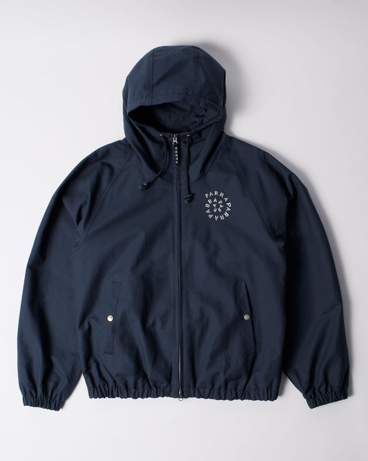 Circular rain logo cotton shell jacket