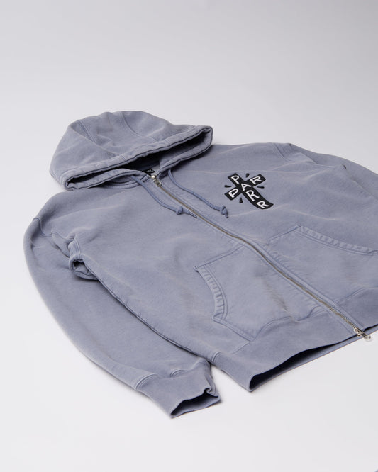 A Cross to bear zip hooded sweatshirt