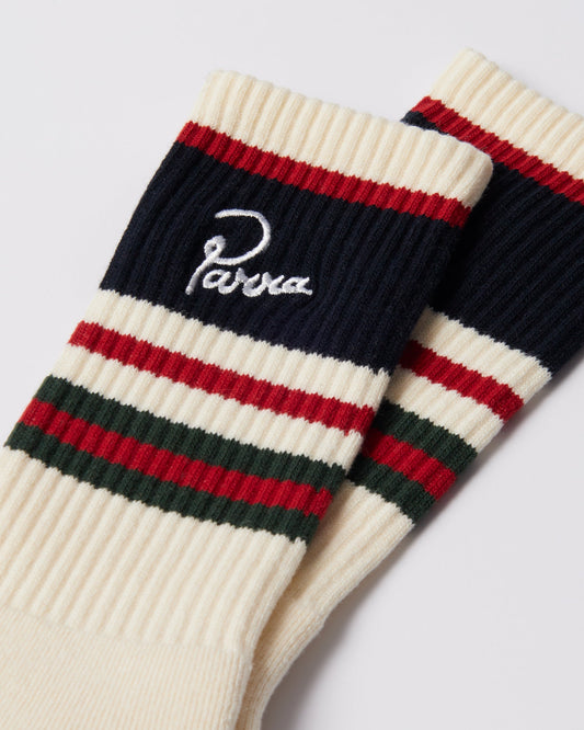 Signature striped crew socks