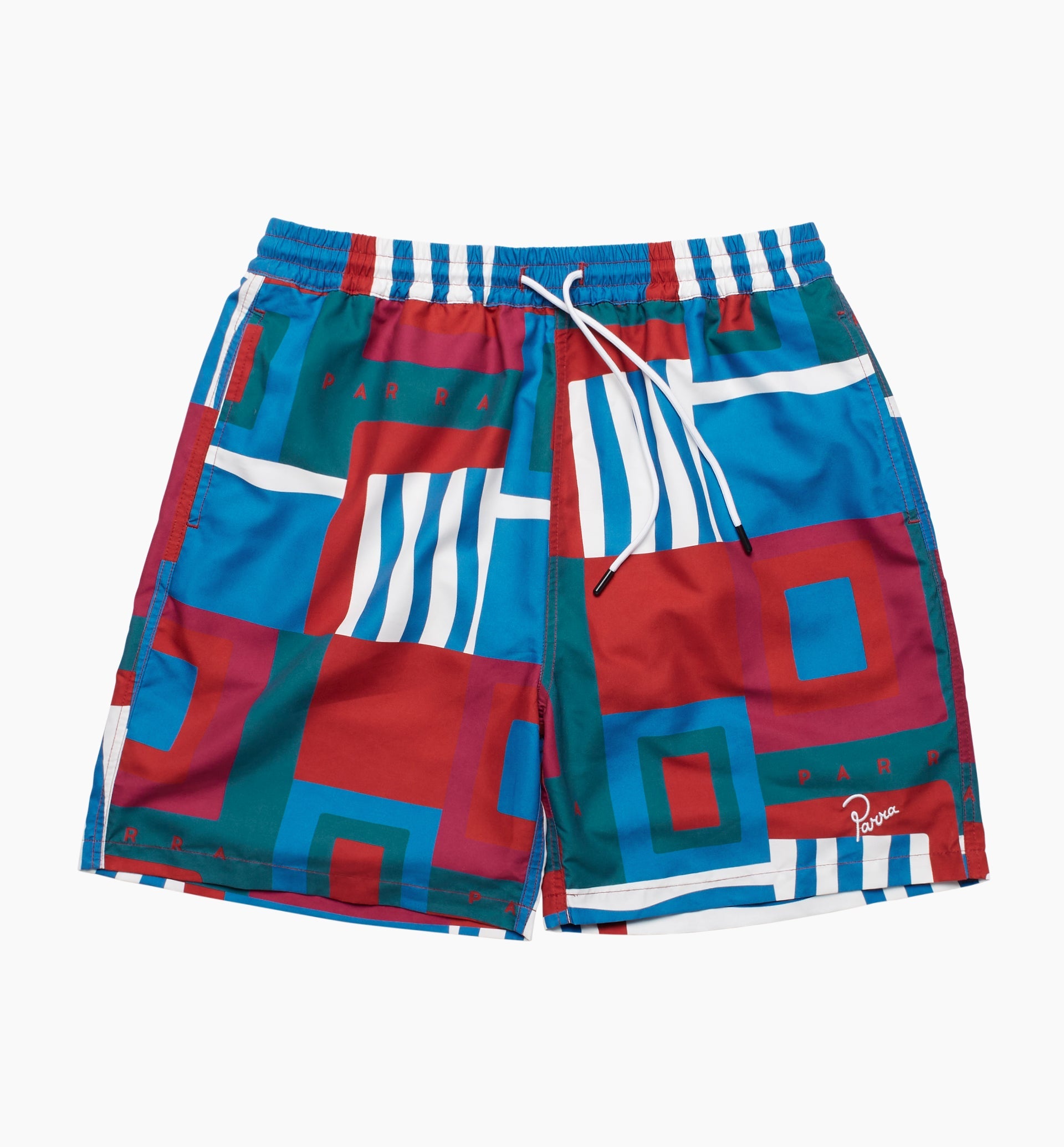 Parra - hot springs pattern swim shorts